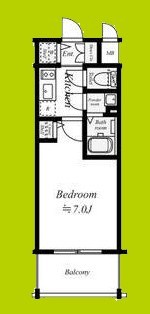 エスリード難波ザ・ゲート  間取り