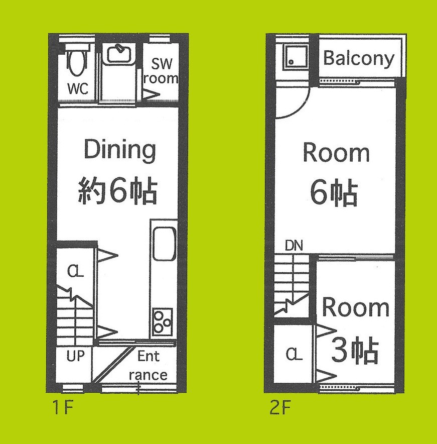 港区夕凪1丁目テラスハウス 間取り