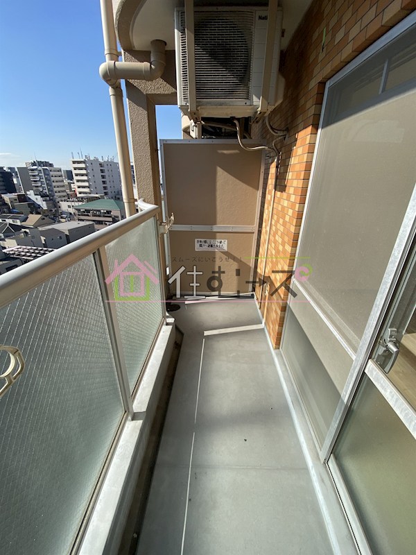 ライオンズマンション大正 ベランダ