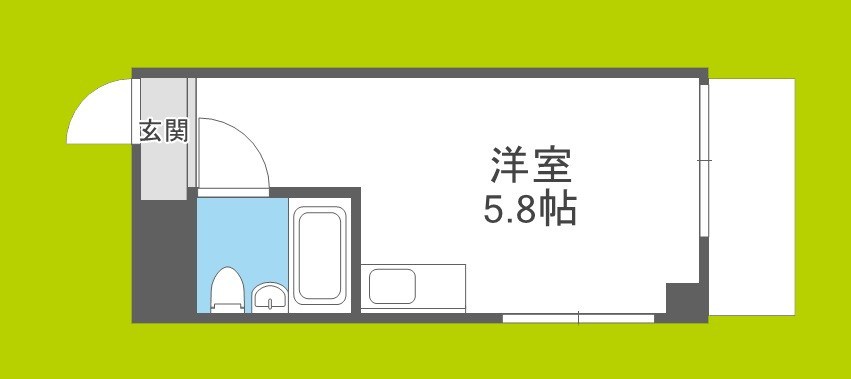 グリシーヌ弁天町 間取り