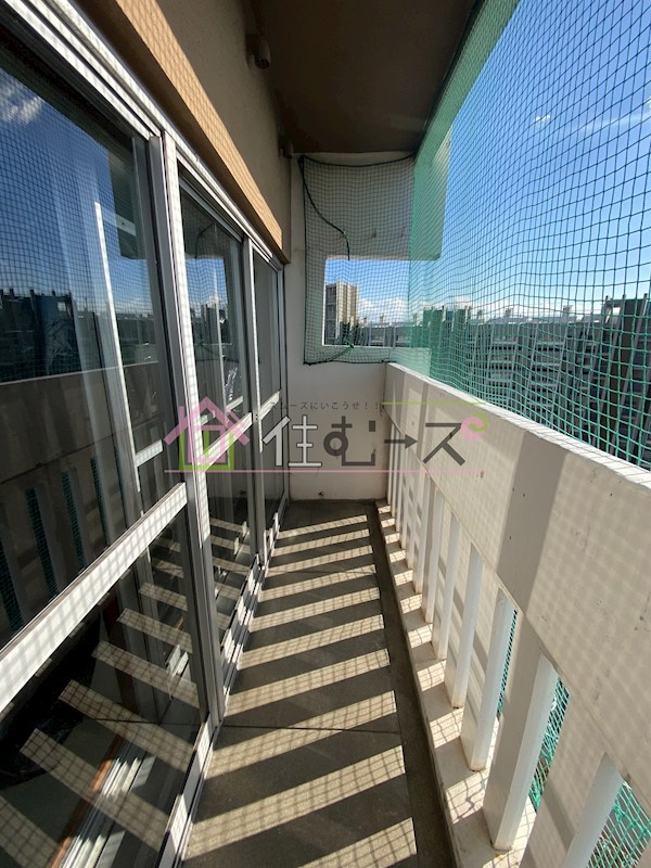 住吉団地10棟  ベランダ