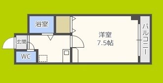 エクシード弁天Ⅱ 間取り