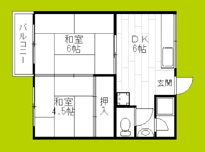 北島ハイツ 間取り