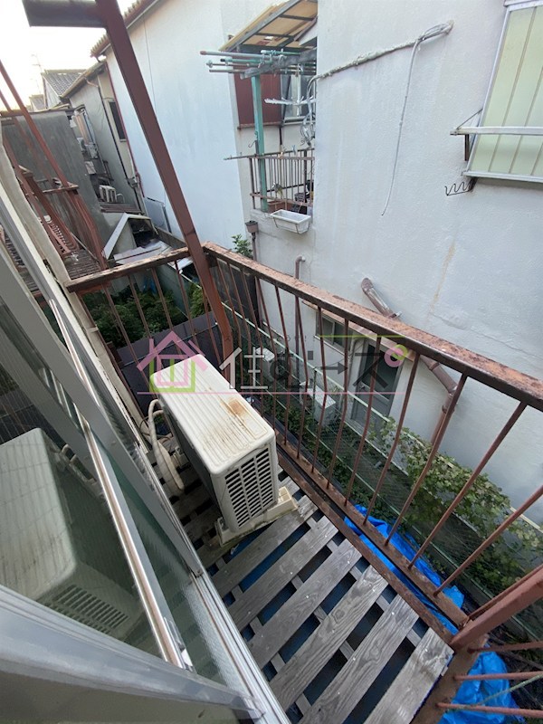 北島ハイツ ベランダ