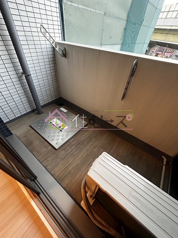 プレサンスOSAKA DOMECITYクロスティ ベランダ