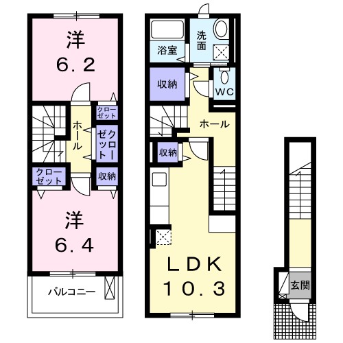 Ｙシャトレーヌ 間取り