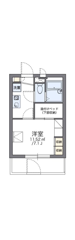 レオパレス天満 間取り
