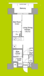 コンフォリア・リヴ東三国駅前ソルテラス 間取り