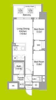 コンフォリア・リヴ東三国駅前ソルテラス 間取り