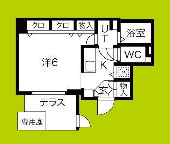 アクアプレイス東天満 間取り