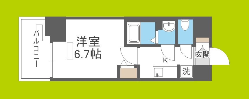 プレサンス梅田北ディア 間取り