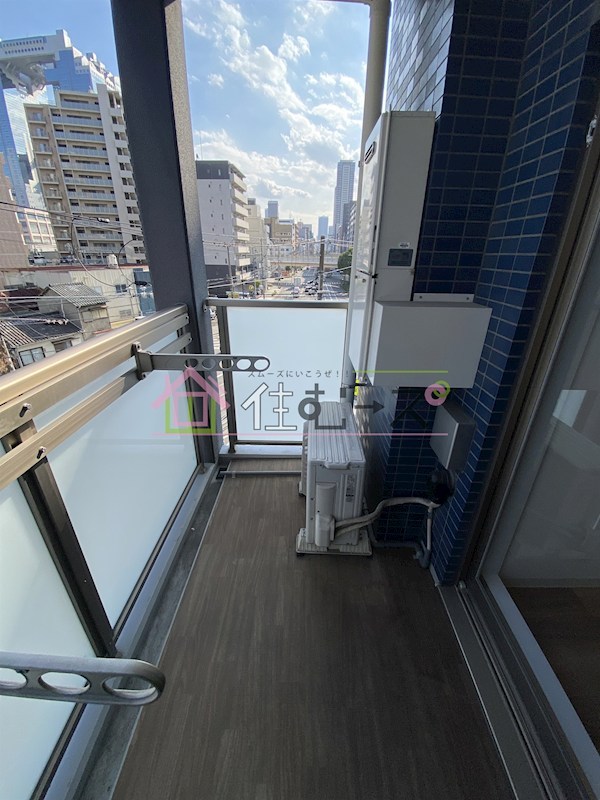 プレサンス梅田北ディア ベランダ