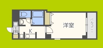 リズ新北野 間取り