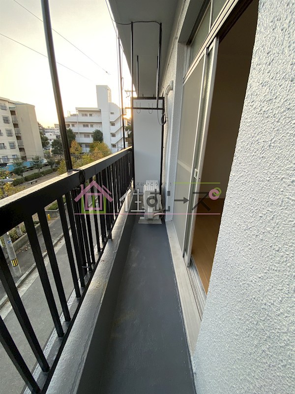 小川マンション ベランダ