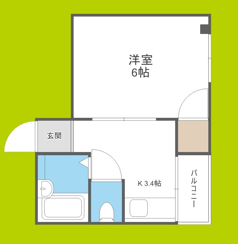 レジデンス三津屋 間取り
