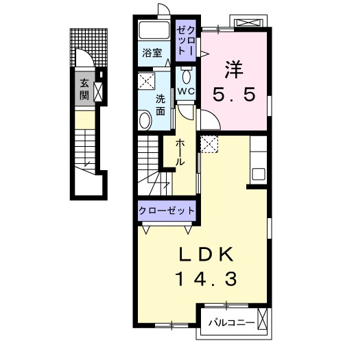 ジュネス王子 間取り