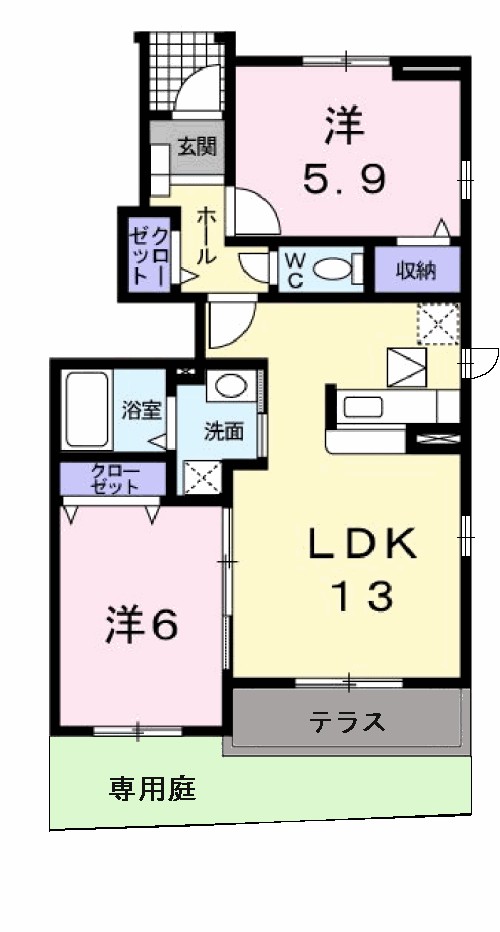 グラン　フィオーレ 間取り