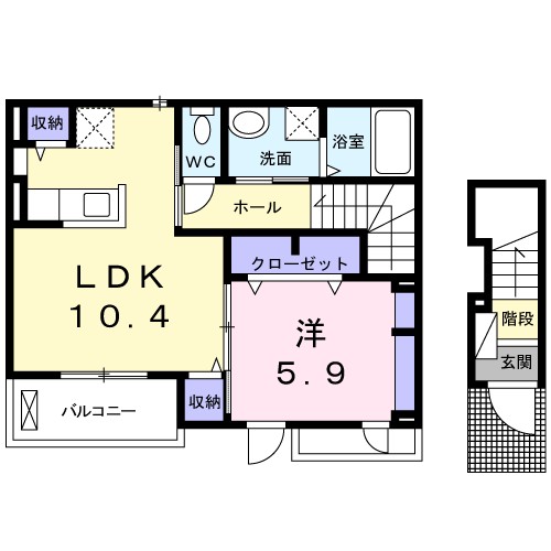 エテルネル　プリュネ 間取り