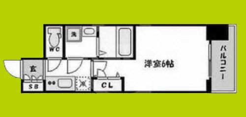 レオンコンフォート難波リオ 間取り