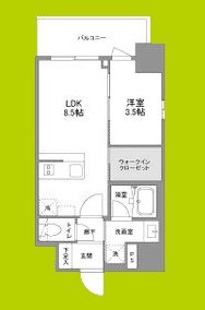 リヴェント難波ウエスト 間取り