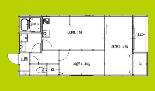 セジュール堺東 間取り