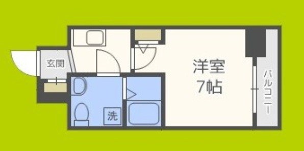 アドバンス心斎橋ラシュレ 間取り