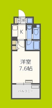 ジュネーゼグラン心斎橋東 間取り