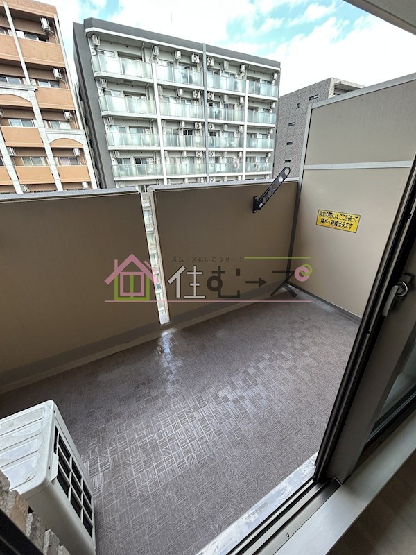 ジュネーゼグラン心斎橋東 ベランダ