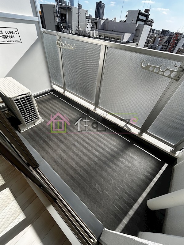 レジュールアッシュ難波MINAMI ベランダ