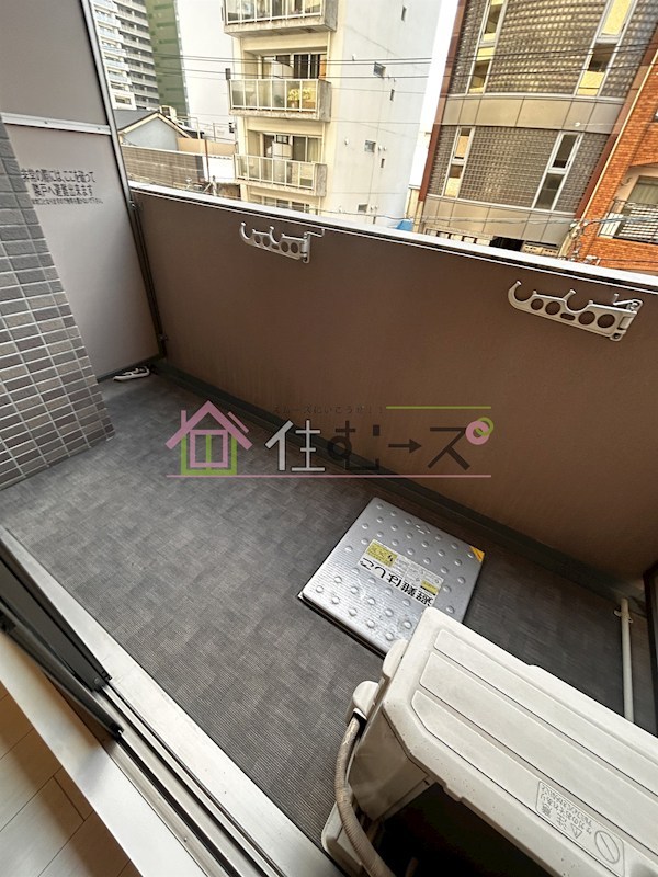 レオンコンフォート難波 ベランダ