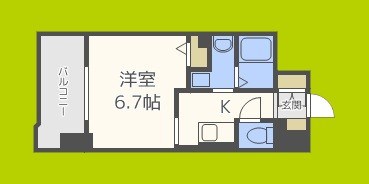 エイペックス大阪城西 間取り