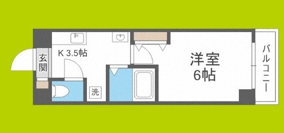 グランパシフィック堀江WEST 間取り