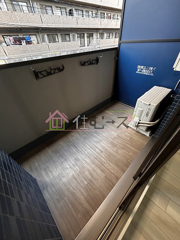 エステムコート四天王寺夕陽丘Ⅱ ベランダ