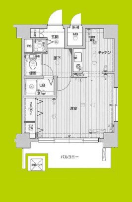 プレサンス難波東 間取り