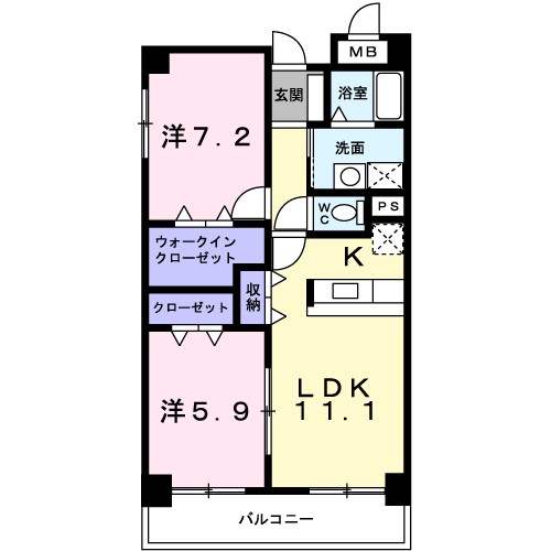 プラシ－ド鼓が滝 間取り