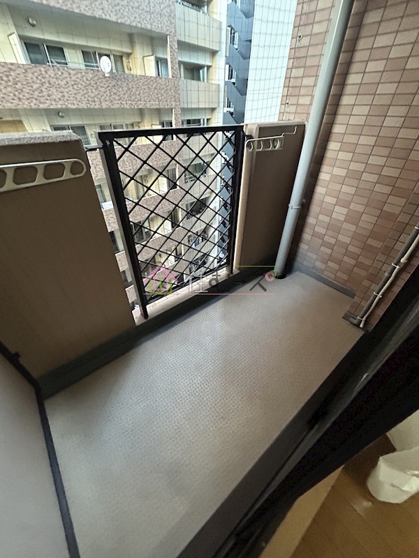 エステムコート大阪城南Ⅱ ベランダ