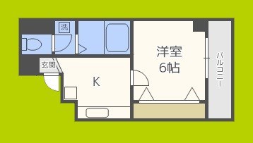 クレセール阿波座 間取り