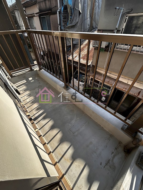 中浜1丁目16-8貸家 ベランダ