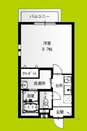 フジパレス針中野Ⅴ番館 間取り