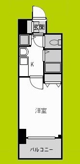 プレサンス難波リバーオアシス 間取り
