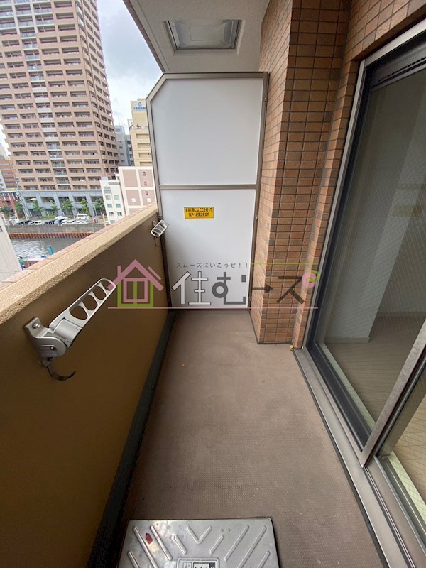 プレサンス難波リバーオアシス ベランダ