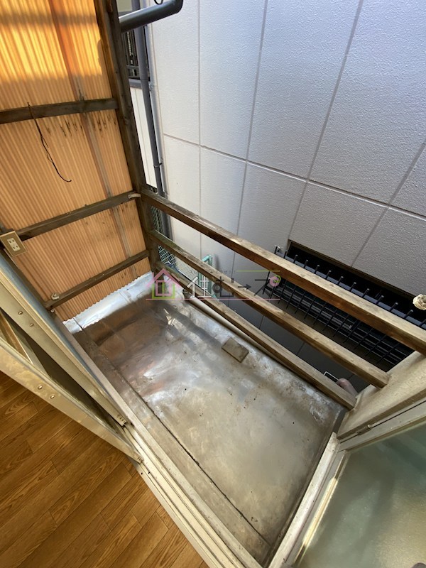 湯里田中コーポ ベランダ