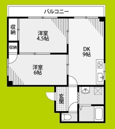 シティハイム長居公園通 間取り