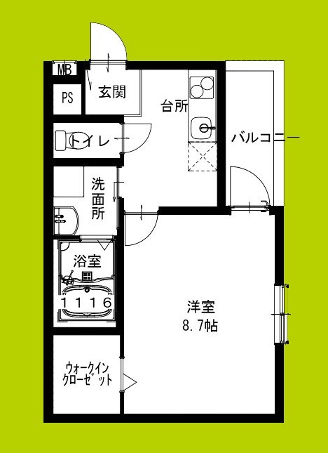 フジパレス今津中イースト 間取り