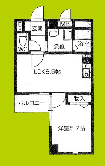 BIGIN加島 間取り