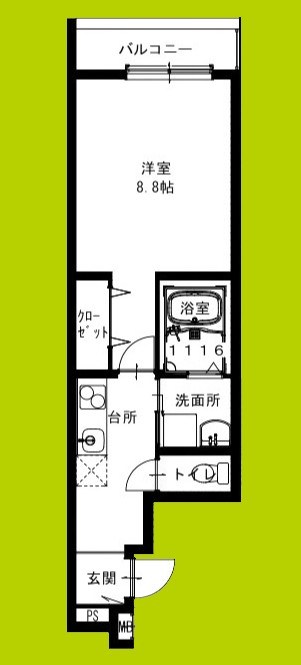 フジパレス今津中イースト 間取り