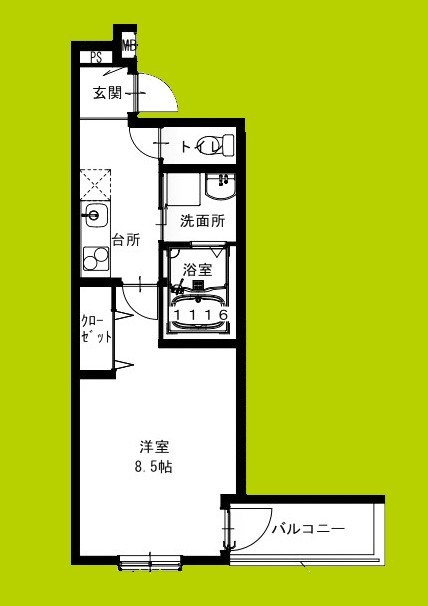 フジパレス今津中イースト 間取り