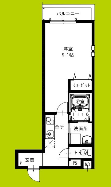 フジパレス今津中イースト 間取り