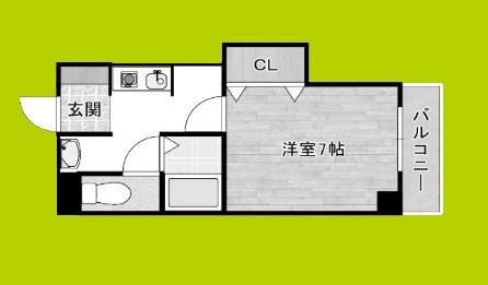 N court　東粉浜 間取り