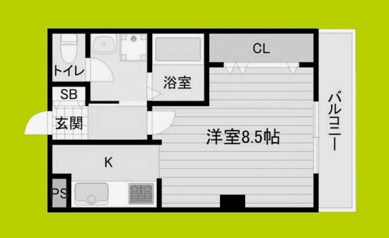 和ハイツⅡ 間取り